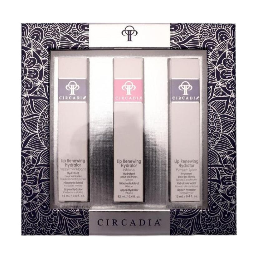 Набір бальзамів для губ Circadia Lip Limited Trio (Hibiscus, 12 мл + Peppermint Mocha, 12 мл + Pumpkin Spice, 12 мл)